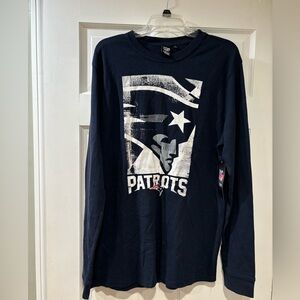 NWT Men’s NFL Team Apparel Blue Patriot’s Henley